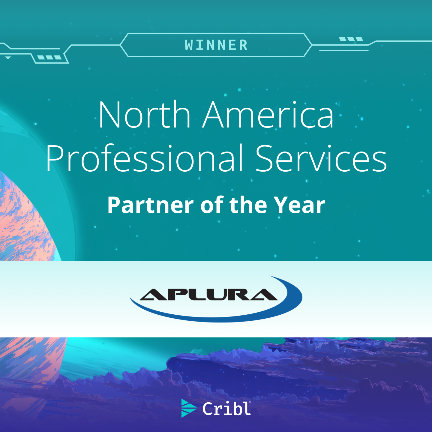 Aplura Cribl North America Professional Services Partner of the Year